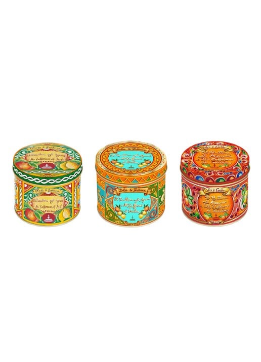 Dolce & Gabbana Fiasconaro panettone met citrusvruchten in bewaarblik 100 gram