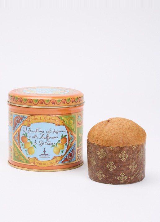 Dolce & Gabbana Fiasconaro panettone met citrusvruchten in bewaarblik 100 gram - voorkant 2 undefined