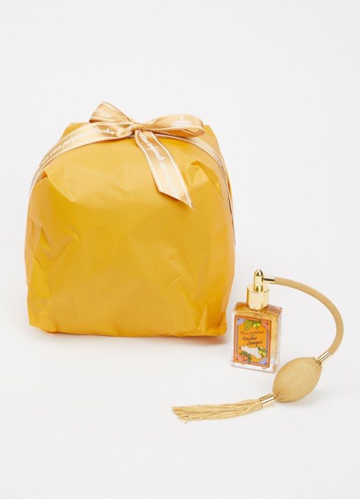 Dolce & Gabbana Fiasconaro panettone met liqueurwijn Vecchio Samperi in bewaarblik 1 kg - voorkant 2 undefined