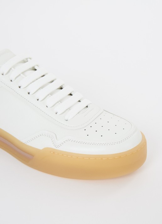 Dolce & Gabbana New Roma sneaker van kalfsleer - detail 7 gebroken wit