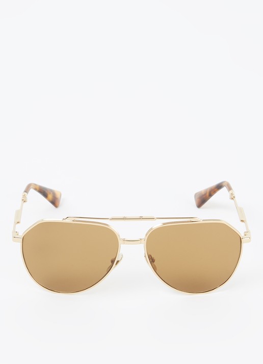 Dolce & Gabbana Piloten zonnebril DG2302 - detail 3 goud