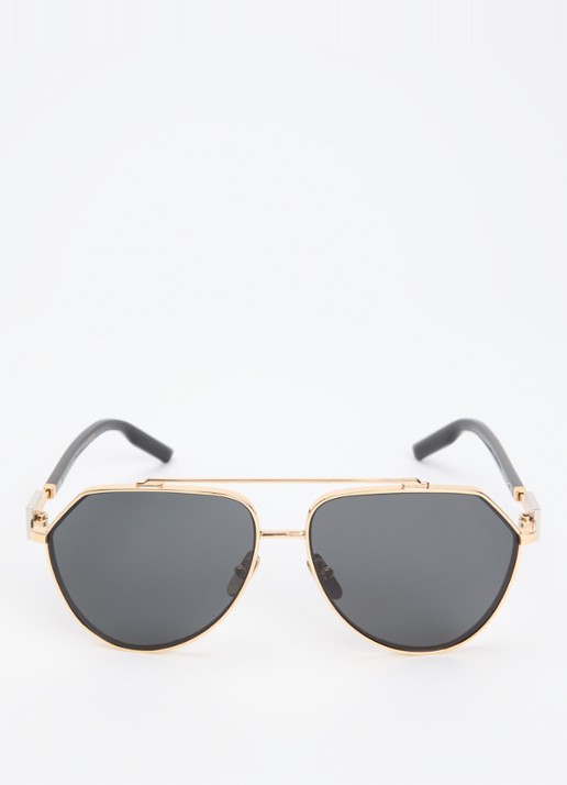 Dolce & Gabbana Piloten zonnebril DG2315   - detail 2 zwart