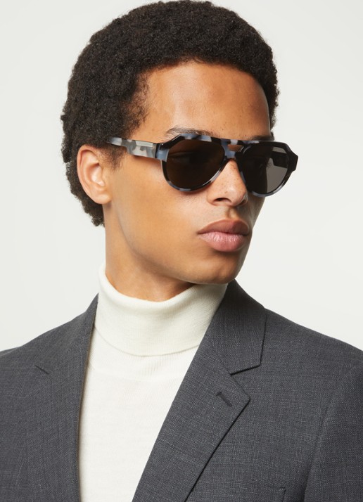 Dolce & Gabbana Piloten zonnebril DG4466 - voorkant 2 grijs