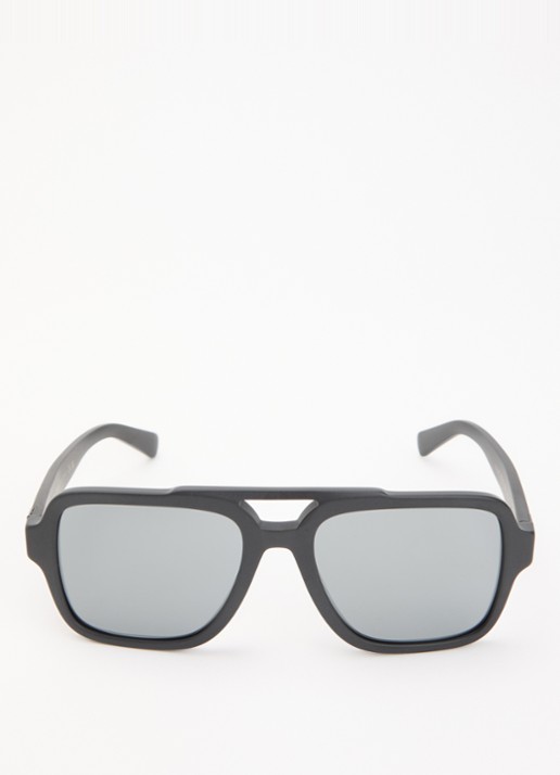 Dolce & Gabbana Piloten zonnebril DG4544 - detail zwart