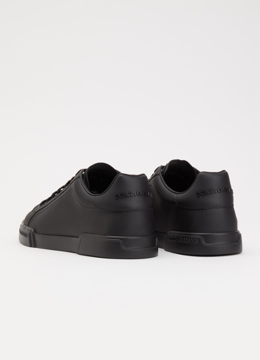 Dolce & Gabbana Portofino sneaker van kalfsleer - achterkant 5 zwart
