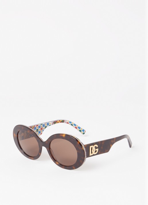 Dolce & Gabbana Retro zonnebril DG4448