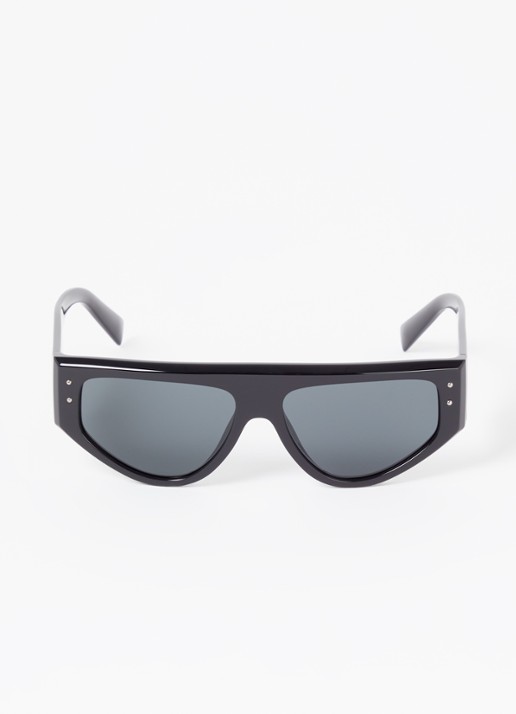 Dolce & Gabbana Retro zonnebril DG4461  - detail zwart