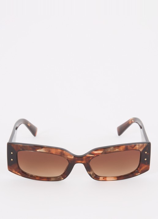 Dolce & Gabbana Retro zonnebril DG4479 - detail donkerbruin