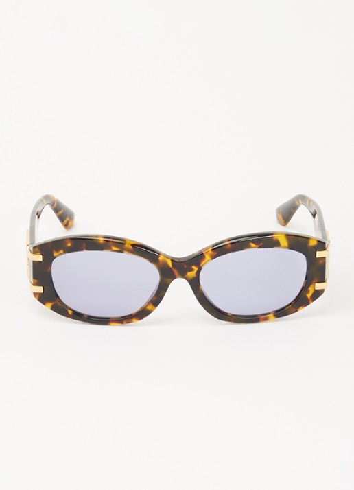 Dolce & Gabbana Retro zonnebril DG4502   - detail 2 bruin