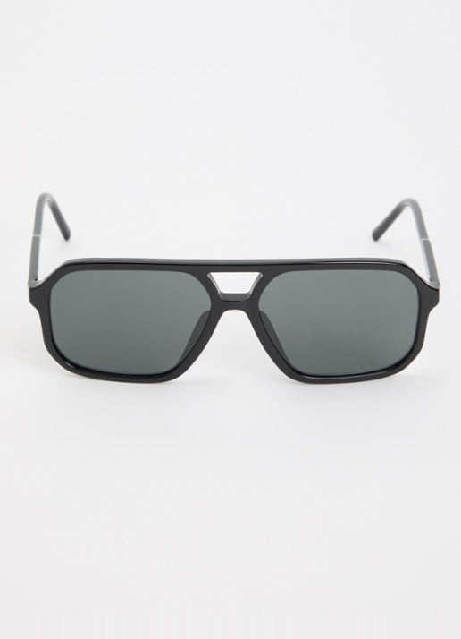 Dolce & Gabbana Retro zonnebril DG4541 - detail 2 zwart