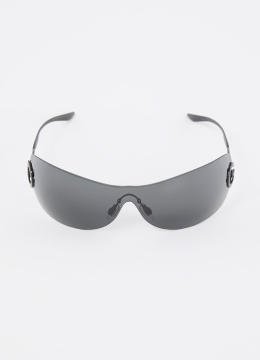 Dolce & Gabbana Shield zonnebril DG2308   - detail zwart