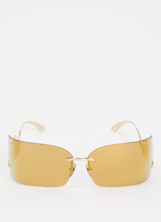 Dolce & Gabbana Shield zonnebril DG2319   - detail goud