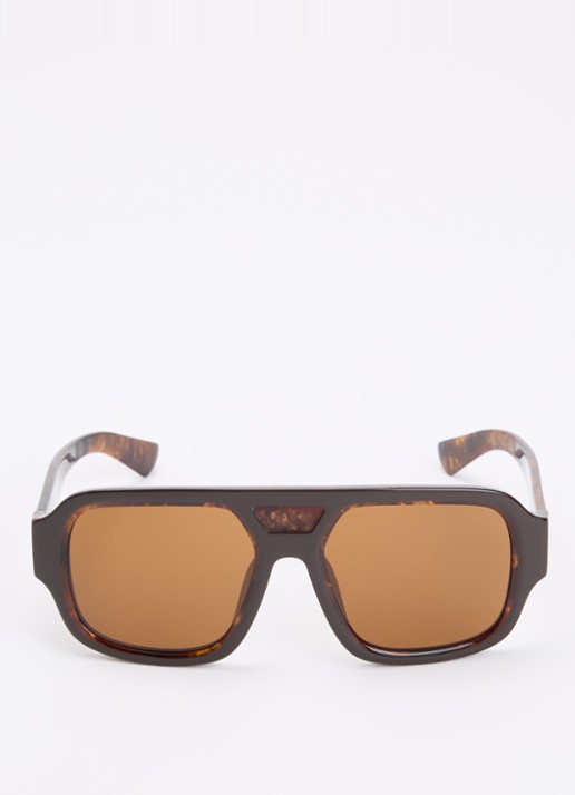 Dolce & Gabbana Shield zonnebril DG4516 - detail 2 bruin