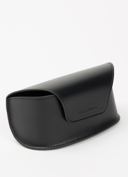 Dolce & Gabbana Shield zonnebril DG6205 - detail 3 donkerroze