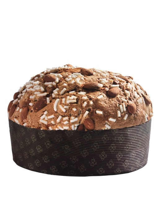 Dolce & Gabbana Siciliaanse amandelen Panettone in bewaarblik 1kg - assorti - achterkant undefined