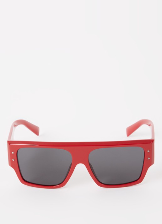 Dolce & Gabbana Wayfarer zonnebril DG4459  - detail 3 rood