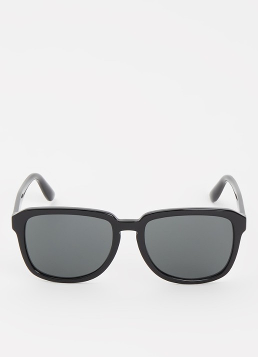 Dolce & Gabbana Wayfarer zonnebril DG4566 - detail zwart
