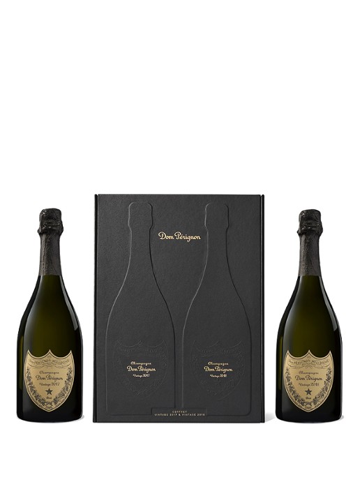 Dom Pérignon Duo Vintage 2017 + 2018 champagne 2 x 75 cl