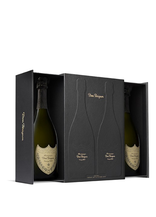 Dom Pérignon Duo Vintage 2017 + 2018 champagne 2 x 75 cl - voorkant 2 undefined