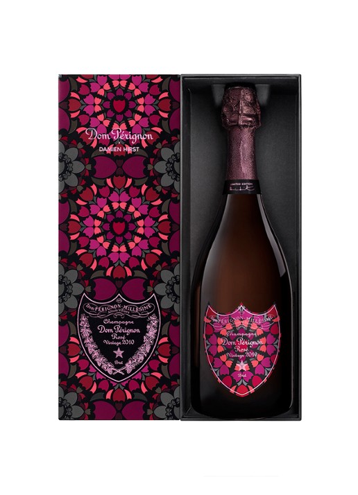 Dom Pérignon GB x Damien Hirst Vintage Rose 2010 champagne 75 cl - achterkant 2 undefined