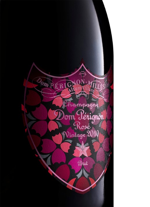 Dom Pérignon GB x Damien Hirst Vintage Rose 2010 champagne 75 cl - voorkant 4 undefined