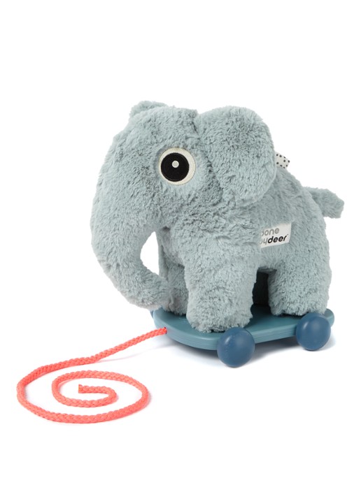 Done by Deer Elphee olifant op wielen  - voorkant blauw