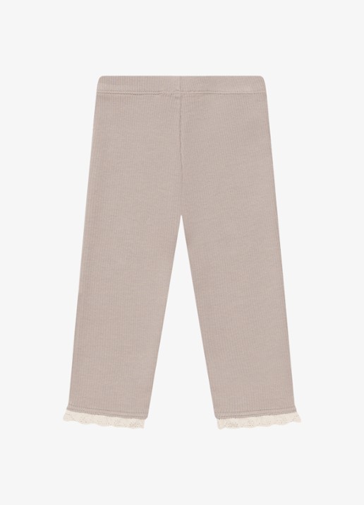 Donsje Amsterdam Affy legging met ribstructuur - achterkant 4 oudroze