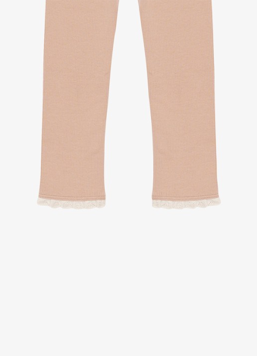 Donsje Amsterdam Affy Leggings - detail zalmroze