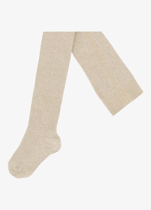 Donsje Amsterdam Aly ribgebreide maillot in katoenblend - detail 4 beige