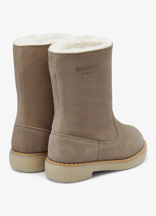 Donsje Amsterdam Aniq chelsea boot - achterkant 5 taupe