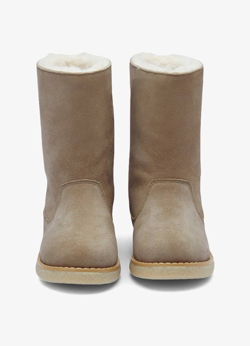 Donsje Amsterdam Aniq chelsea boot - detail 3 taupe