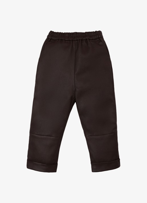 Donsje Amsterdam Bobbie straight fit pantalon van leer
