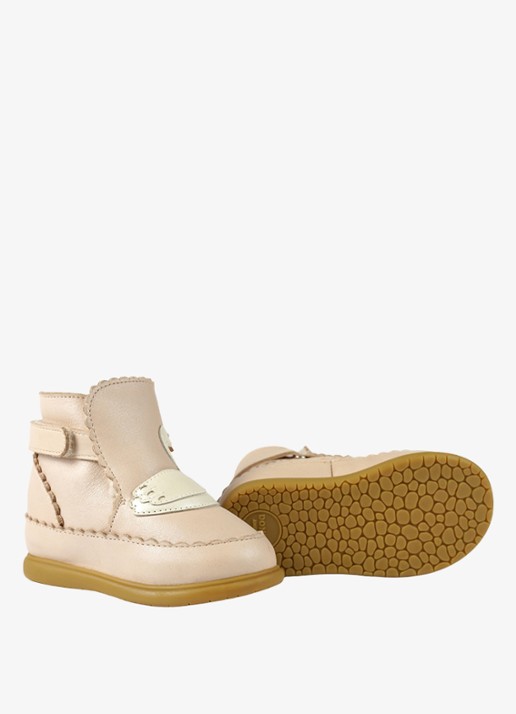 Donsje Amsterdam Boots met borduring - detail 2 beige