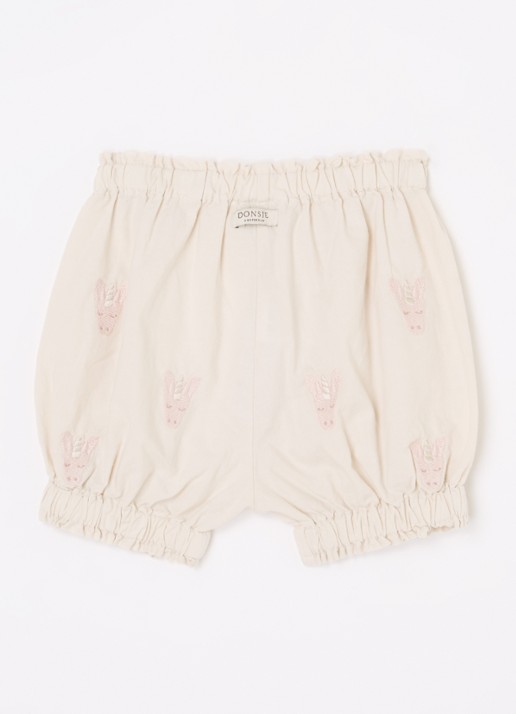 Donsje Amsterdam Carson bloomer van  katoen - voorkant 2 beige