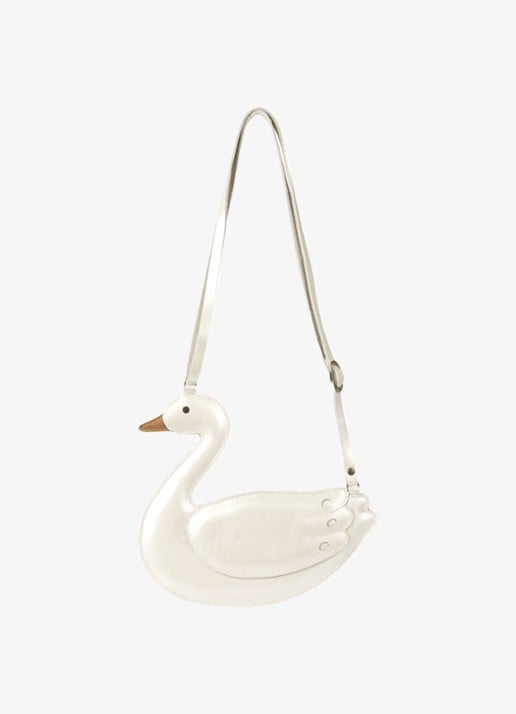 Donsje Amsterdam Chiem crossbody tas - achterkant gebroken wit