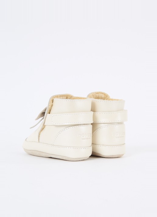 Donsje Amsterdam Cubow Booties - achterkant 5 gebroken wit