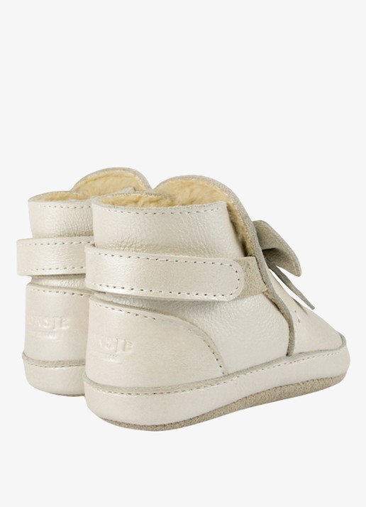 Donsje Amsterdam Cubow Booties - achterkant 6 gebroken wit