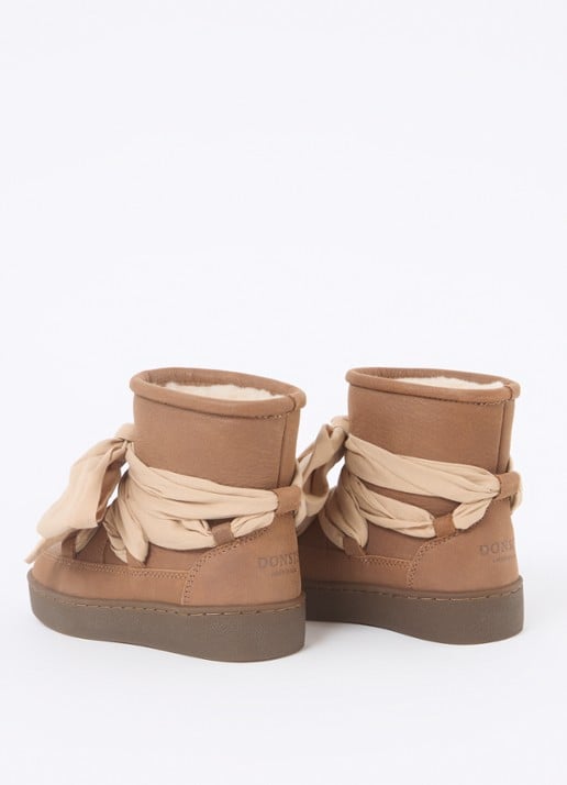 Donsje Amsterdam Ganza Boots - achterkant 9 hazelnootbruin