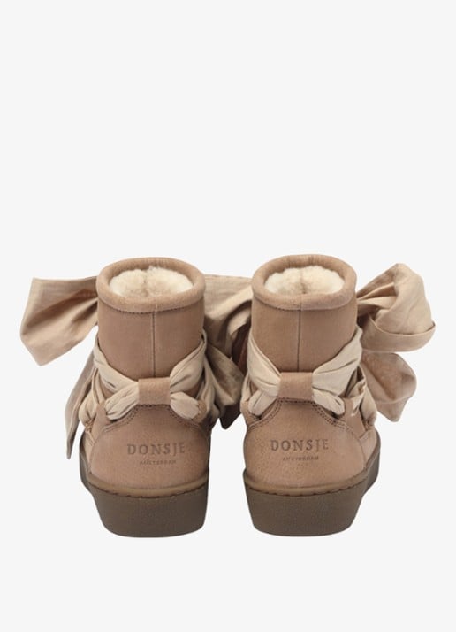 Donsje Amsterdam Ganza Boots - achterkant 10 hazelnootbruin