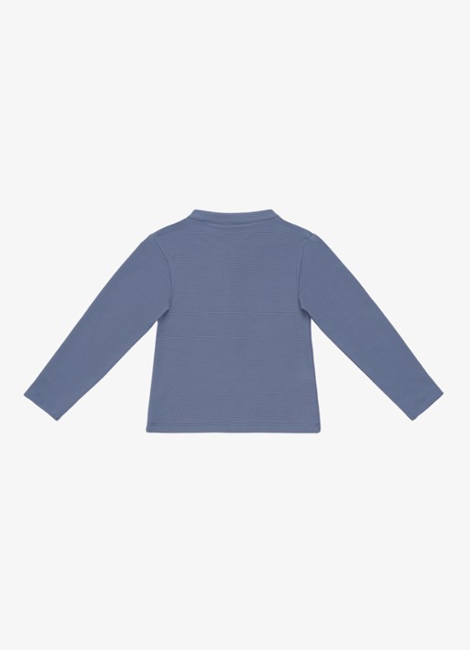 Donsje Amsterdam Harvie zwemshirt met borduring - achterkant 5 royalblauw