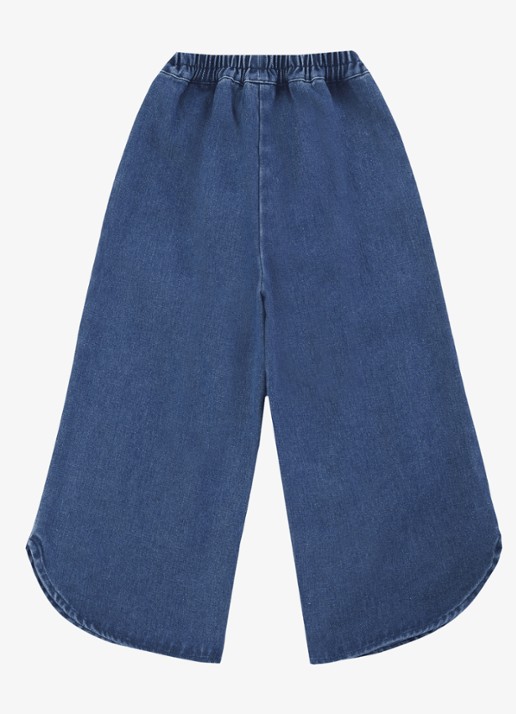 Donsje Amsterdam Hauke wide fit jeans - achterkant blauw