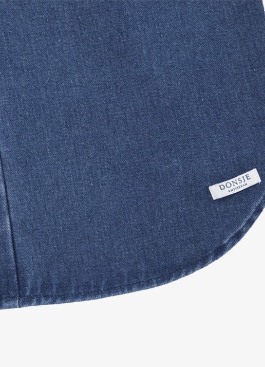 Donsje Amsterdam Hauke wide fit jeans - detail 3 blauw