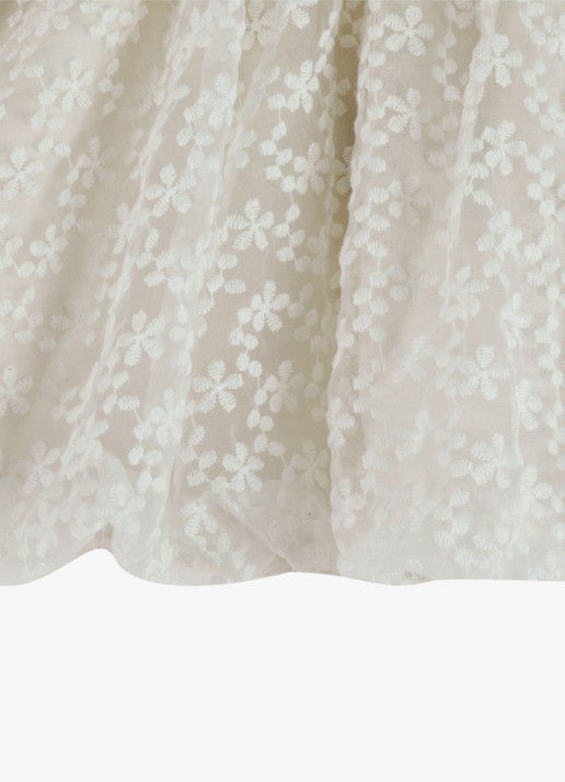 Donsje Amsterdam Ilea mini rok in katoenblend - detail 2 wit