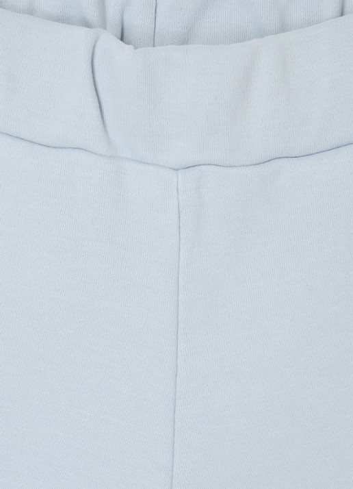 Donsje Amsterdam Ithri straight fit korte joggingbroek van  katoen - detail blauwgrijs