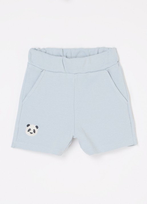Donsje Amsterdam Ithri straight fit korte joggingbroek van  katoen
