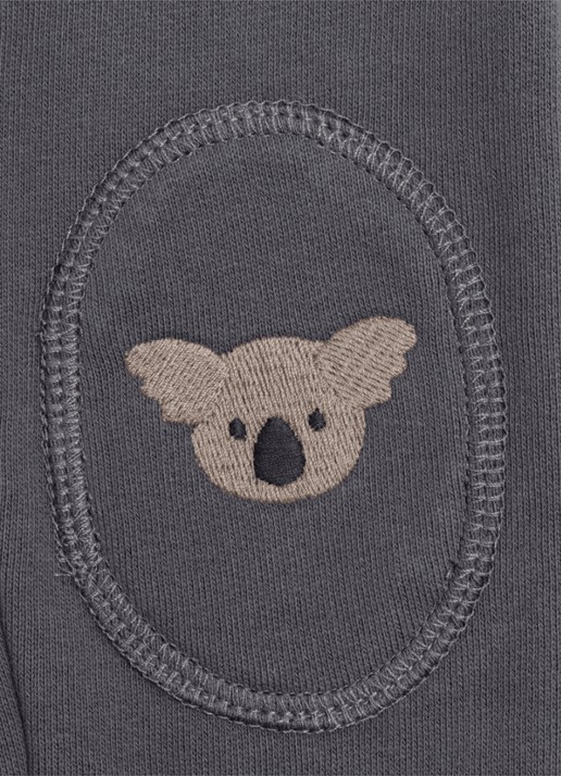 Donsje Amsterdam Joek Trousers | Koalas - detail 3 grijs