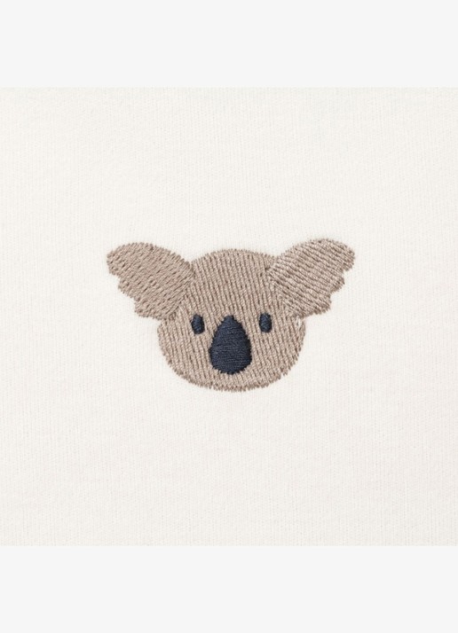 Donsje Amsterdam Jorijn sweater van katoen - detail 2 beige