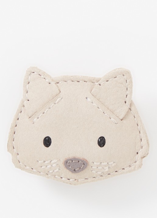 Donsje Amsterdam Josy Classic Cat haarclip van leer