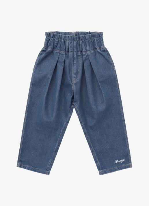 Donsje Amsterdam Juma tapered fit broek van denim