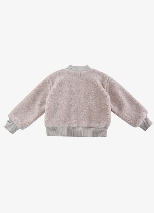 Donsje Amsterdam Karai vest van teddy - achterkant 5 roze